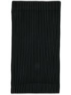Homme Plissé Issey Miyake Ribbed Tube Hat - Black