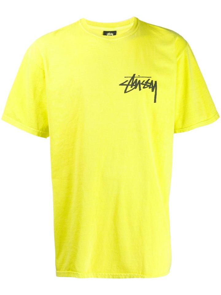 Stussy Stock Pig Short-sleeve Tee - Yellow