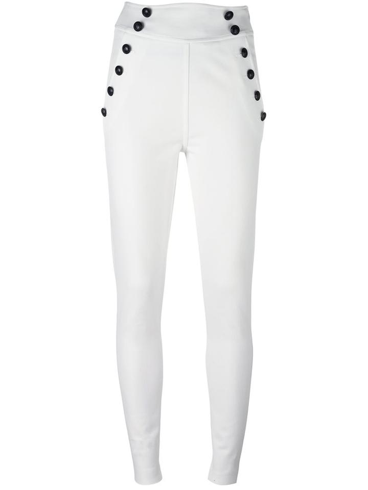 Tommy Hilfiger High Waisted Detail Skinny Trousers