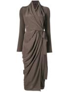 Rick Owens Sisyphus Wrap Dress - Nude & Neutrals