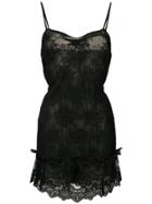 Christian Pellizzari Lace Mini Dress - Black
