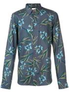 Ps Paul Smith Floral Print Shirt - Grey