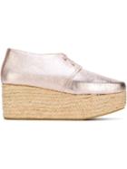 Robert Clergerie 'patos' Wedge Lace-up Shoes