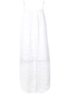 Onia Flora Checked Dress - White