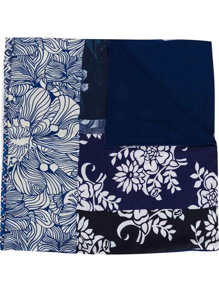 Pierre-louis Mascia Printed Scarf - Blue