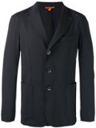 Barena - Lace Up Neck Hooded Jacket - Men - Cotton/spandex/elastane/virgin Wool - 48, Blue, Cotton/spandex/elastane/virgin Wool