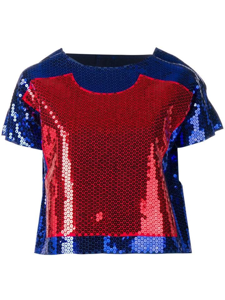 Comme Des Garçons Vintage Two Dimension Blouse - Blue