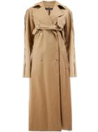 Rokh Trench Coat - Brown