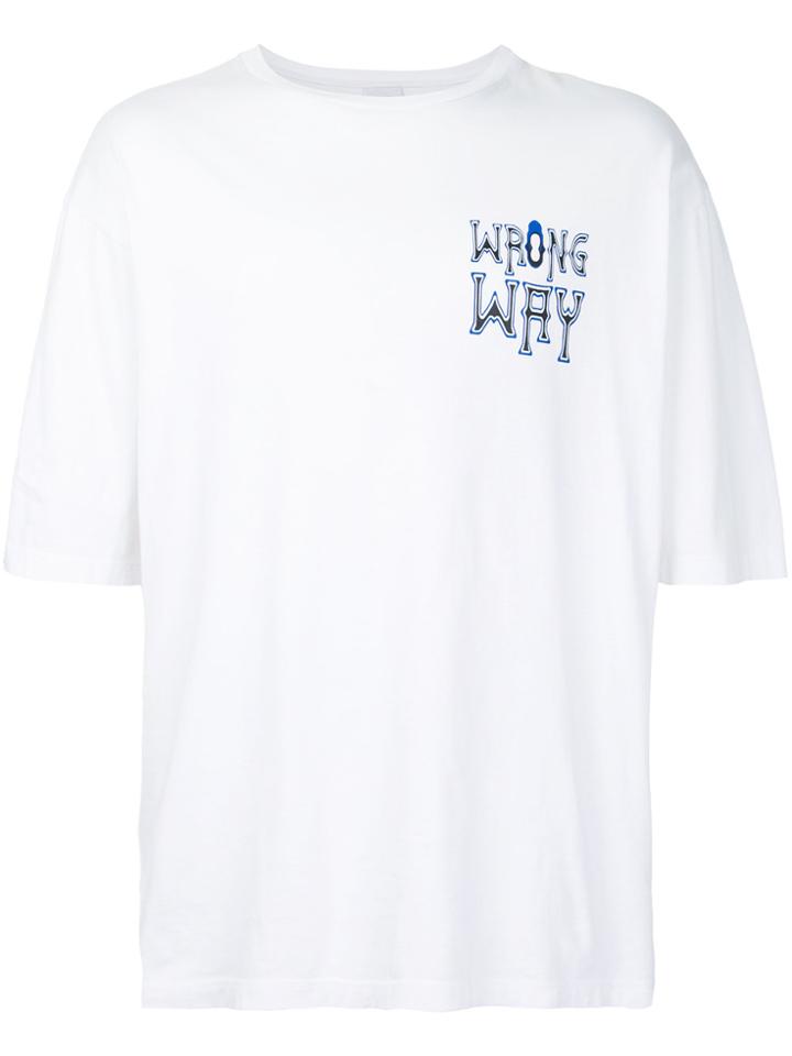 Ex Infinitas Wrong Way T-shirt - White