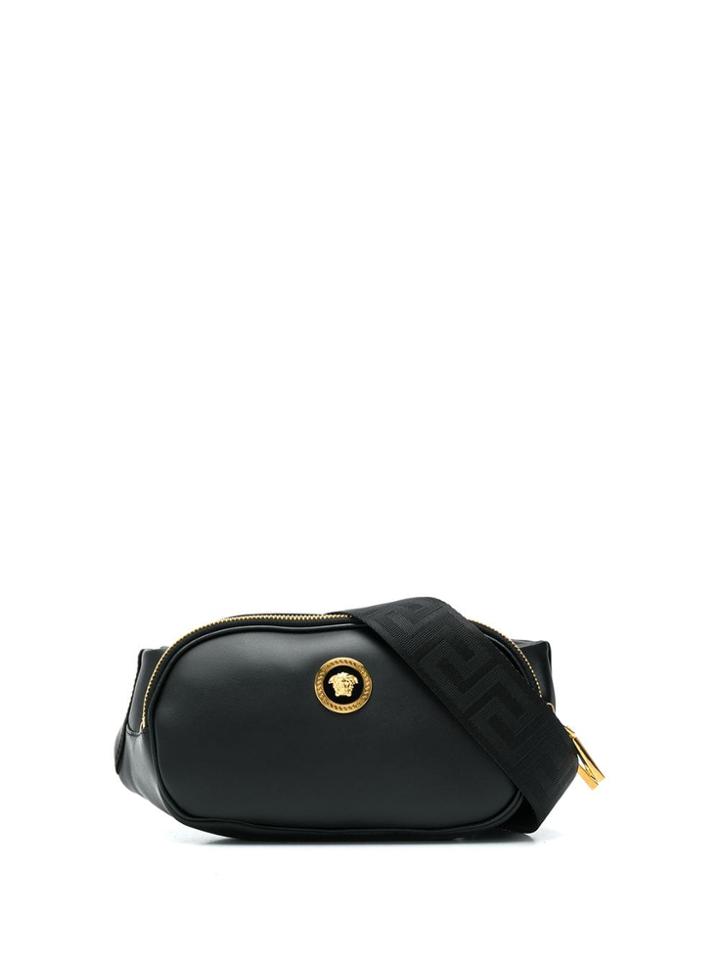 Versace Medusa Plaque Belt Bag - Black