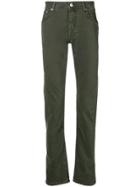 Jacob Cohen Slim Fit Trousers - Green