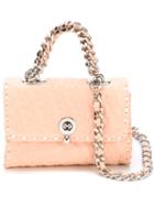 Ermanno Scervino Textured Crossbody Bag, Women's, Pink/purple