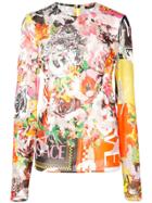 Versace Floral Top - Multicolour