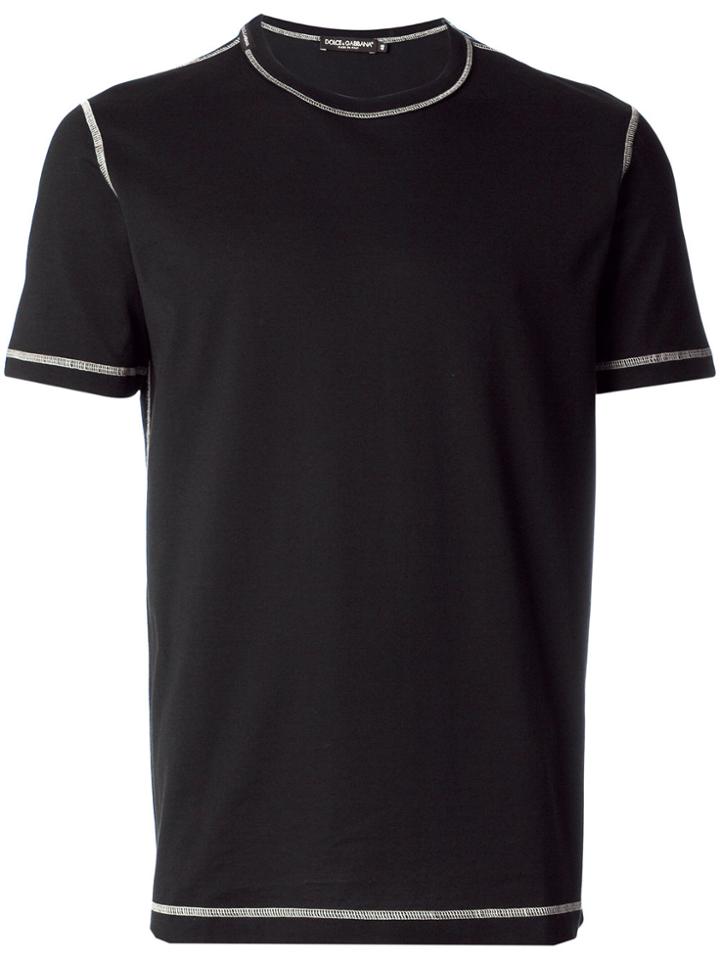 Dolce & Gabbana Overlocked T-shirt - Black