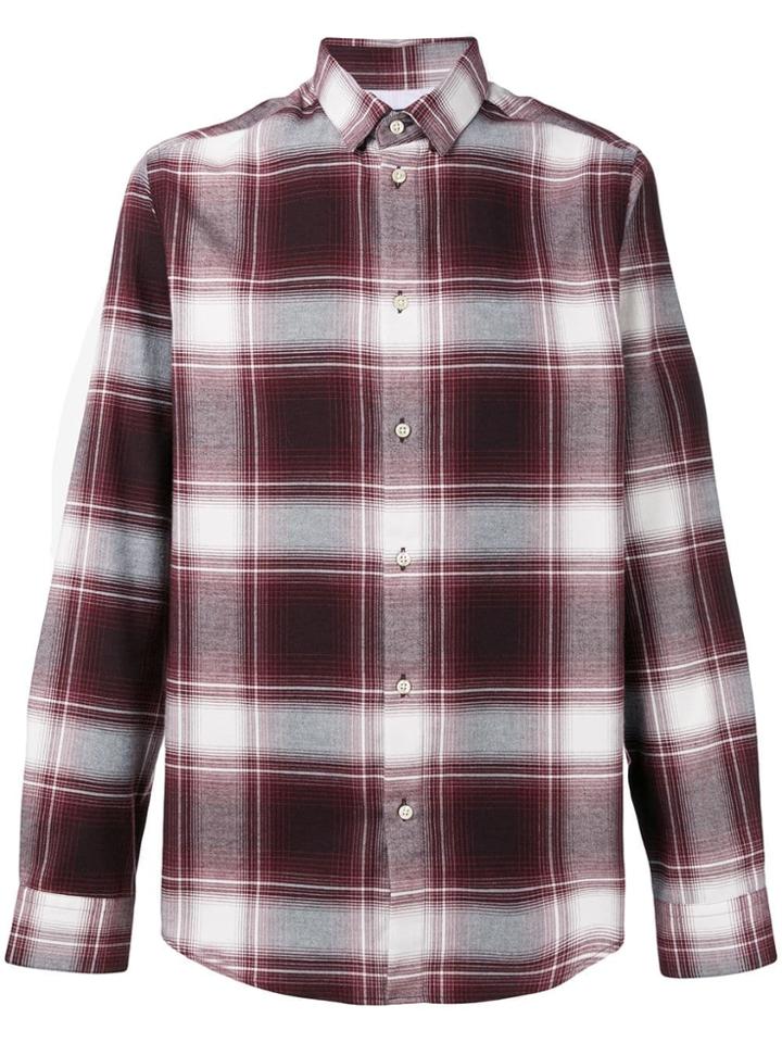 Natural Selection Slate Checked Shirt - Red