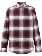 Natural Selection Slate Checked Shirt - Red