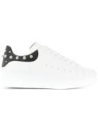 Alexander Mcqueen Studded Oversized Sole Sneakers - White