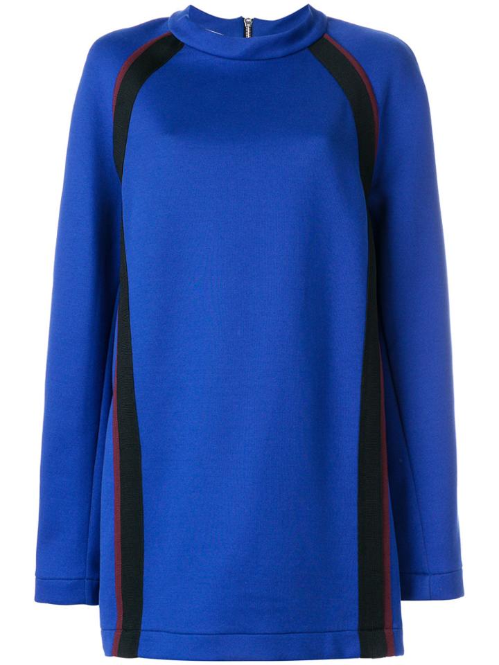 Marni Oversized Sweatshirt Dress - Blue