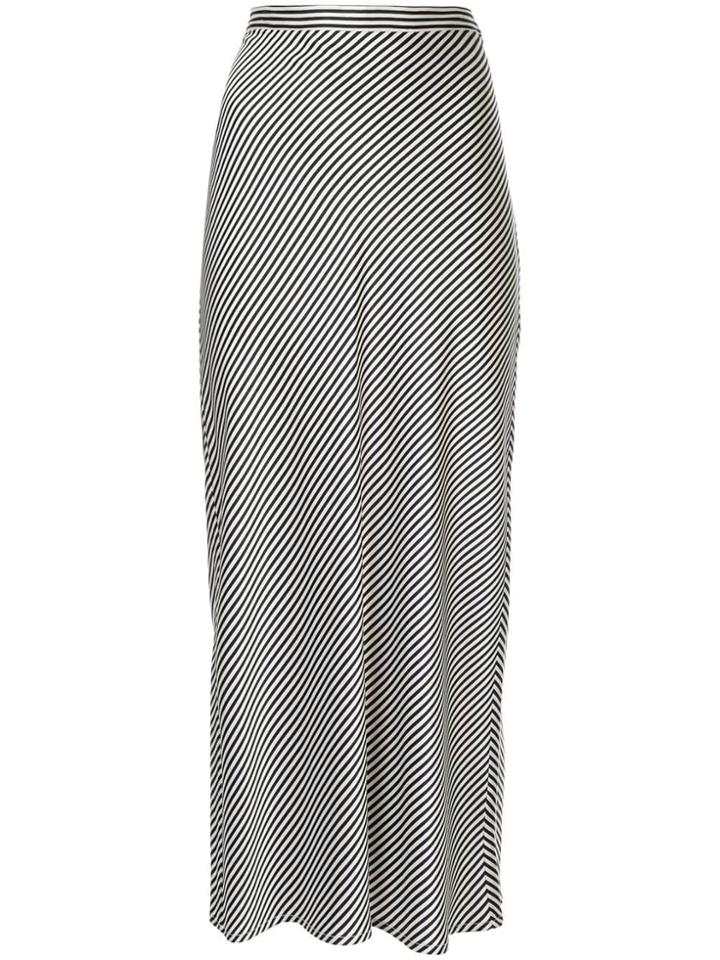 Kacey Devlin Surplus Striped Skirt - Black