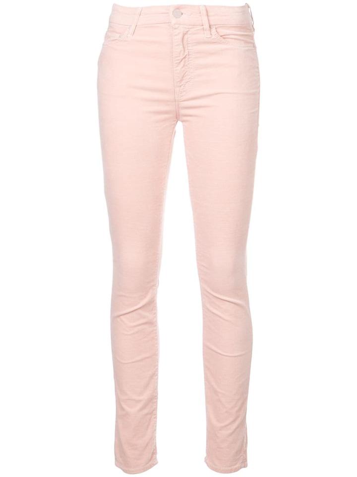 Mother High-rise Skinny Jeans - Pink & Purple