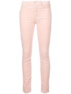 Mother High-rise Skinny Jeans - Pink & Purple