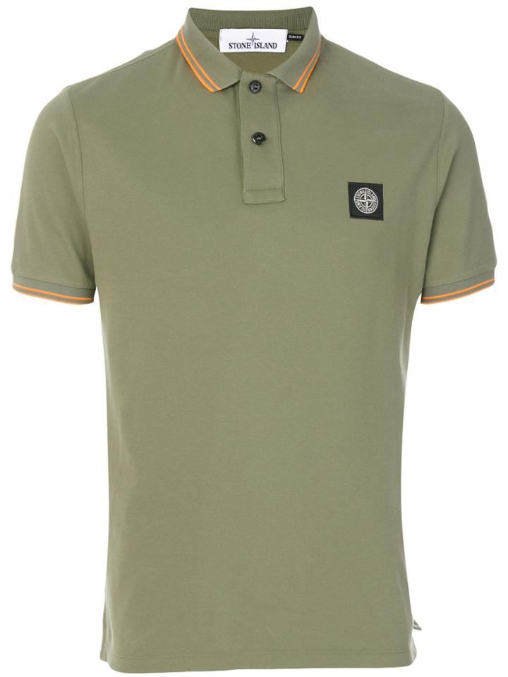 Stone Island Short-sleeved Polo Shirt - Green