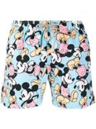 Mc2 Saint Barth Special Edition Mickey Mouse Shorts - Blue