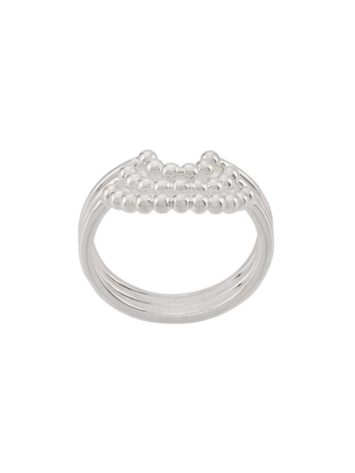 Astley Clarke Large Stilla Arc Ring - Silver