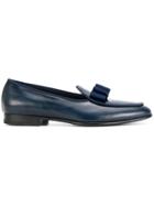 Edhen Milano Bow Detail Loafers - Blue