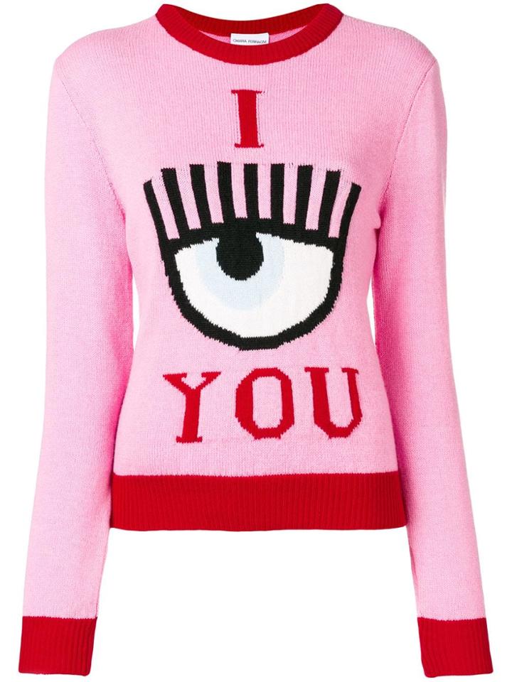 Chiara Ferragni See You Sweatshirt - Pink & Purple