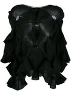 Junya Watanabe Comme Des Garçons Ruffled Sweatshirt - Black