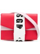 Msgm Branded Bum Bag - Pink & Purple