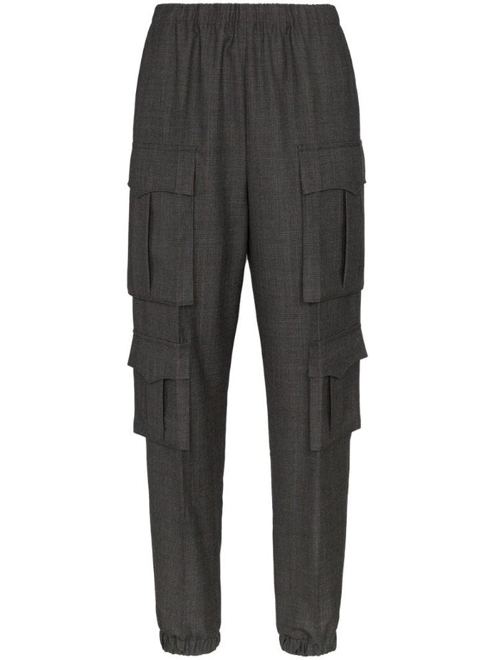 Prada Utility Wool Trousers - Grey