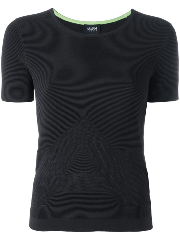 Armani Jeans Plain T-shirt - Blue