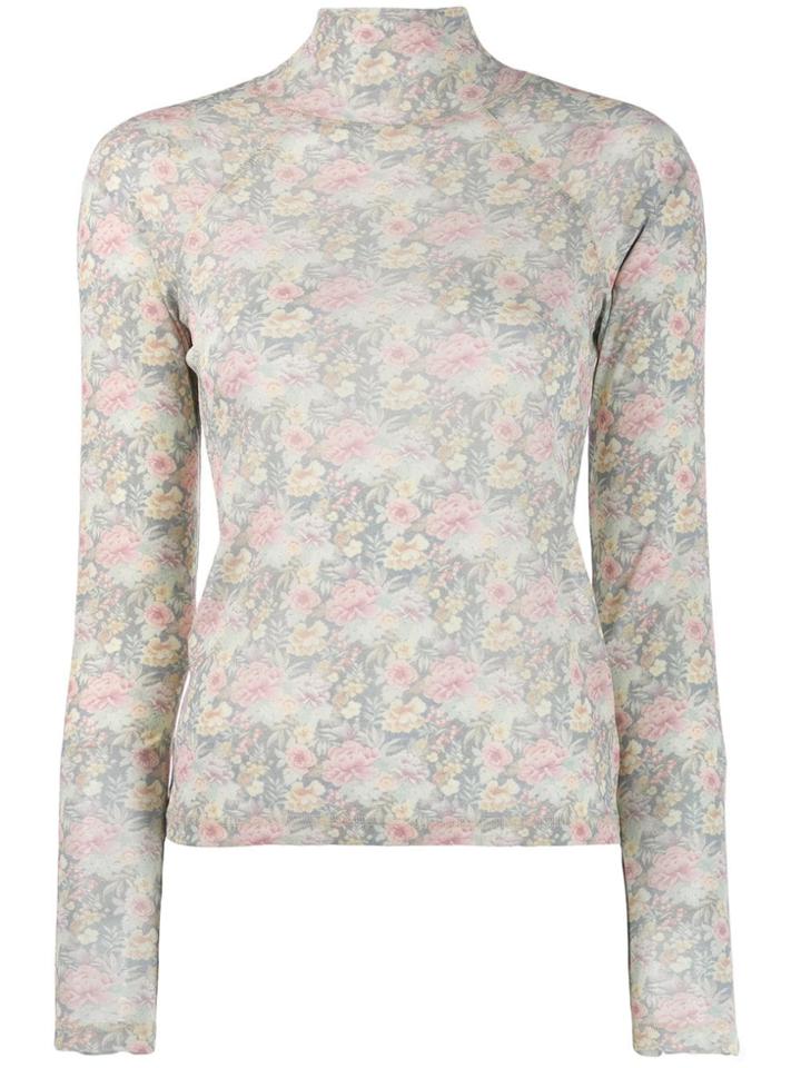 Nanushka Tapestry Flower Sweater - Grey