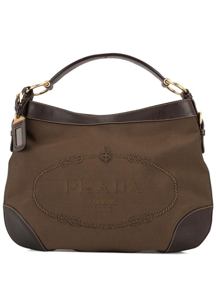 Prada Pre-owned Logo Shoulder Bag - Brown