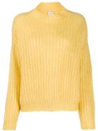 Alysi Chunky Knit Jumper - Yellow
