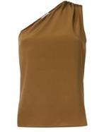 Max Mara One-shoulder Top - Brown