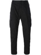 Stone Island Shadow Project Cargo Pants, Men's, Size: 46, Black, Cotton/spandex/elastane