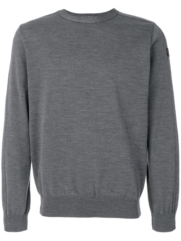 Paul & Shark Crew Neck Jumper - Grey