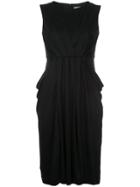 Estnation Ruched Dress - Black