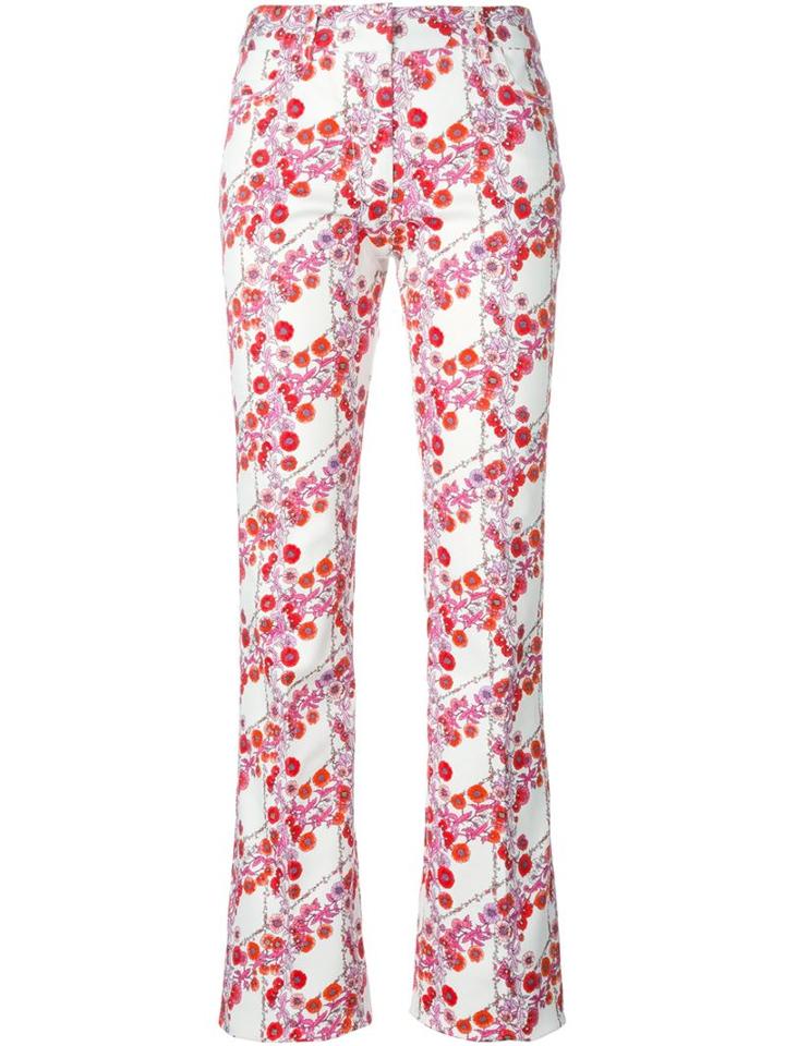 Giamba Floral Bootcut Trousers