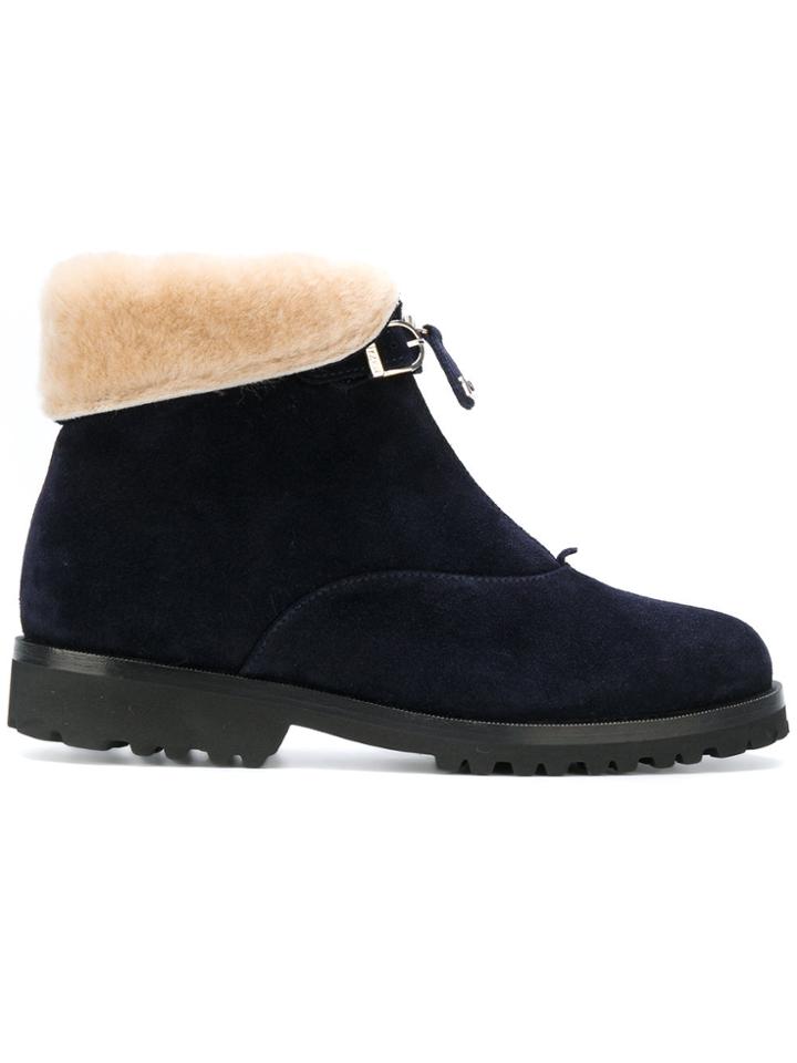 Unützer Front Zip Boots - Blue