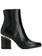 Vic Matie Suspended Heel Ankle Boots - Black