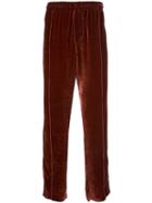 Our Legacy Stripe Detail Track Pants - Red