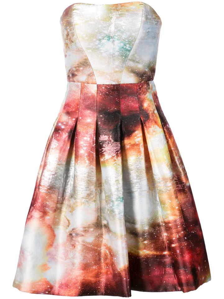 Rubin Singer Printed Strapless Dress - Unavailable