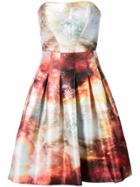 Rubin Singer Printed Strapless Dress - Unavailable