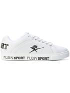 Plein Sport Printed Sneakers - White