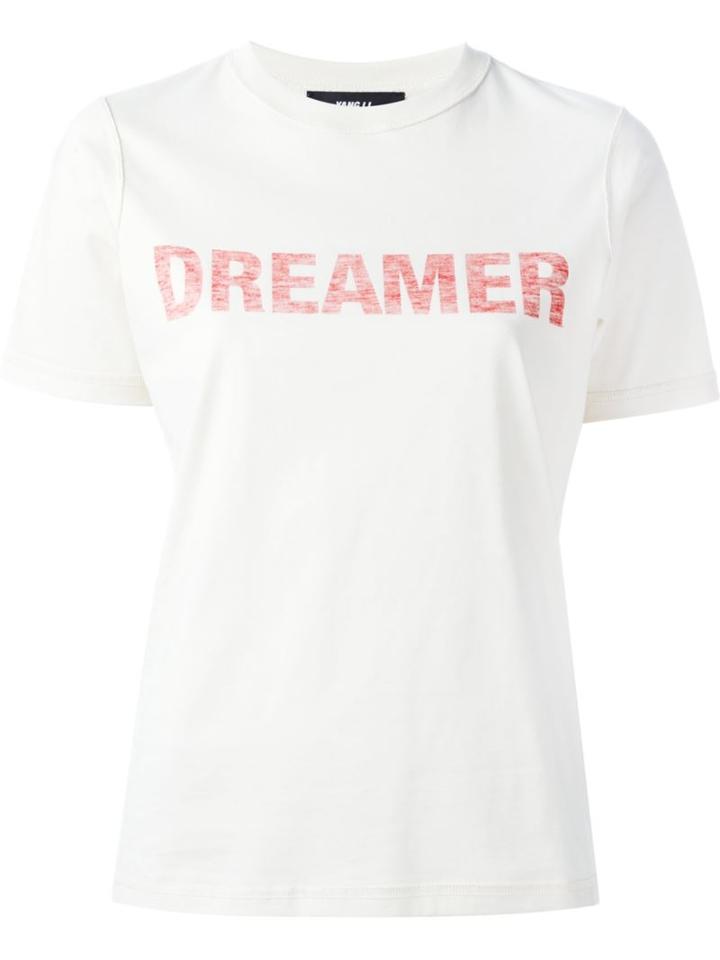 Yang Li Dreamer Print T-shirt, Women's, Size: Xs, Nude/neutrals, Cotton