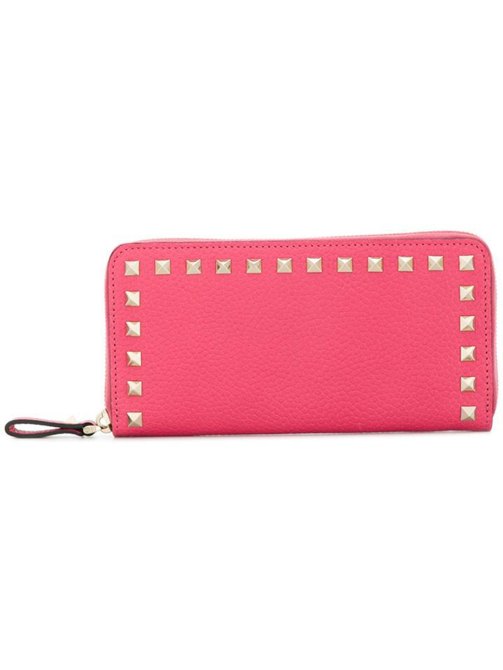 Valentino Valentino Garavani Rockstud Continental Wallet - Pink &